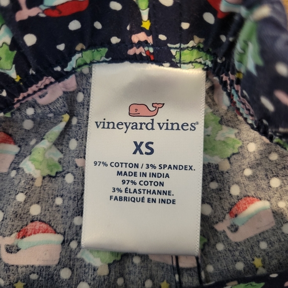 Vineyard Vines Santa Whale Christmas PJ Pants - Picture 4 of 6